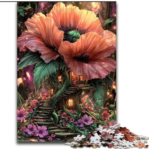 1000-teiliges Puzzle „Fantasie-Mohnblumen“ aus Karton, 26x38cm, anspruchsvolles Denkspiel – entspannendes Spielzeug für Teenager 1000-teiliges Puzzle „Fantasie-Mohnblumen“ aus Karton, 26x38cm, anspruchsvolles Denkspiel – entspannendes Spielzeug für Teenager von ZKYUBEK