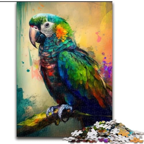 1000-teiliges Puzzle „Fantasie-Papagei“, anspruchsvolle Puzzles, Größe 26x38cm, interaktives Familienspiel, Familienaktivitätsspiel von ZKYUBEK