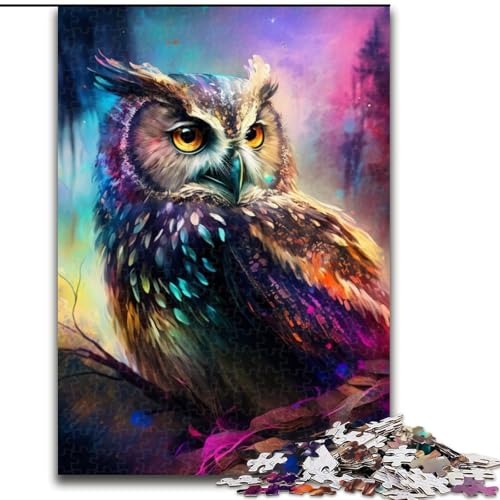 1000-teiliges Puzzle „Fantasy Owl“, unmögliches Puzzle für Erwachsene, Größe 50x75cm, perfektes DIY-Kunstdekor oder Geburtstagsgeschenk 1000-teiliges Puzzle „Fantasy Owl“, unmögliches Puzzle für Erwachsene, Größe 50x75cm, perfektes DIY-Kunstdekor oder Geburtstagsgeschenk von ZKYUBEK