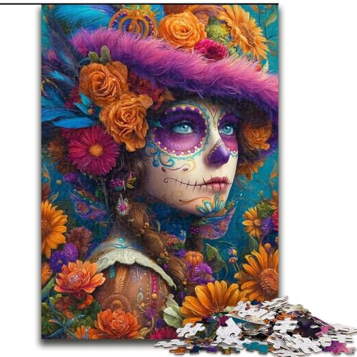 1000-teiliges Puzzle „Fantasy-Skelett“, Holzpuzzle, 26x38cm, perfekte Dekoration für Zuhause oder das Büro 1000-teiliges Puzzle „Fantasy-Skelett“, Holzpuzzle, 26x38cm, perfekte Dekoration für Zuhause oder das Büro von ZKYUBEK