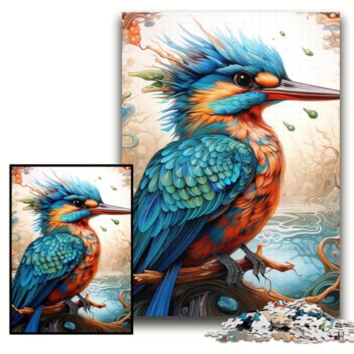 1000-teiliges Puzzle „Farbvogel“, schwierige Puzzles für Erwachsene, 26x38cm, perfekt als Geburtstags-, Weihnachts 1000-teiliges Puzzle „Farbvogel“, schwierige Puzzles für Erwachsene, 26x38cm, perfekt als Geburtstags-, Weihnachts von ZKYUBEK