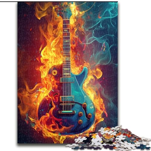 1000-teiliges Puzzle „Galaxie-Gitarre“ aus Pappe, 26x38cm, für Teenager, Spieleabend mit der Familie, gehirnfordernde Geschenkidee 1000-teiliges Puzzle „Galaxie-Gitarre“ aus Pappe, 26x38cm, für Teenager, Spieleabend mit der Familie, gehirnfordernde Geschenkidee von ZKYUBEK