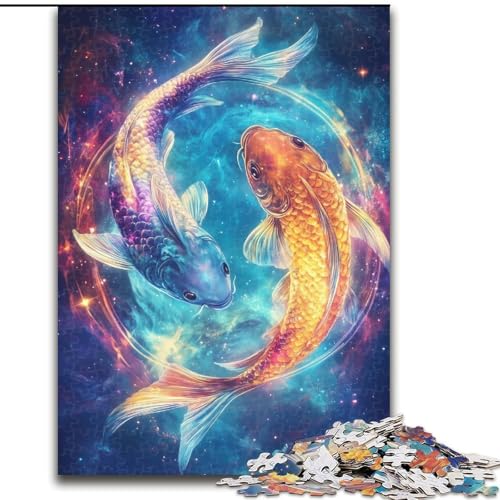 1000-teiliges Puzzle „Galaxy Koi“, 50x75cm, Familie und Freunde, geeignet für Kinder ab 14 Jahren 1000-teiliges Puzzle „Galaxy Koi“, 50x75cm, Familie und Freunde, geeignet für Kinder ab 14 Jahren von ZKYUBEK