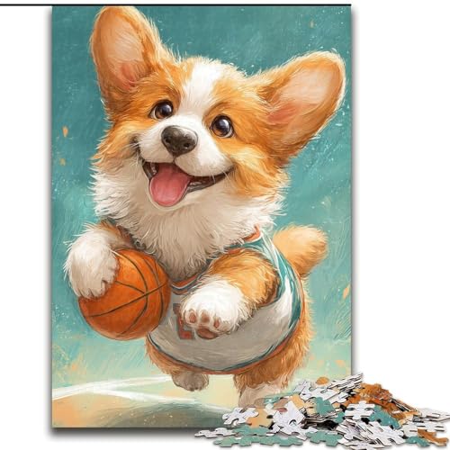 1000-teiliges Puzzle „Happy Dog“ aus Pappe, 26x38cm, anspruchsvolles Denkspiel – entspannendes Spielzeug für Teenager 1000-teiliges Puzzle „Happy Dog“ aus Pappe, 26x38cm, anspruchsvolles Denkspiel – entspannendes Spielzeug für Teenager von ZKYUBEK