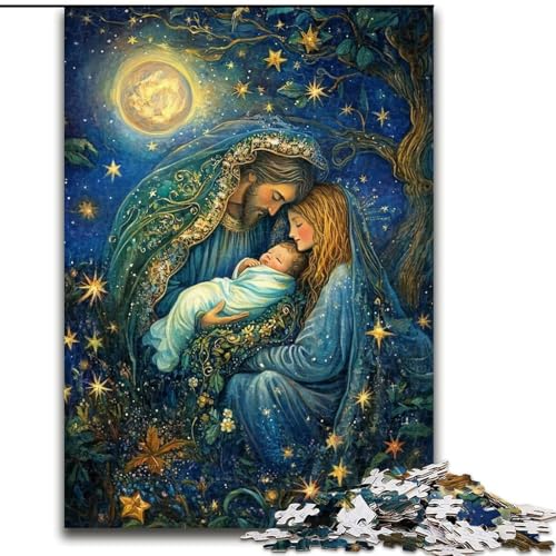 1000-teiliges Puzzle „Jesus kommt“, Holzpuzzle für Erwachsene, 26x38cm, anspruchsvolles DIY-Denkspiel für Teenager 1000-teiliges Puzzle „Jesus kommt“, Holzpuzzle für Erwachsene, 26x38cm, anspruchsvolles DIY-Denkspiel für Teenager von ZKYUBEK