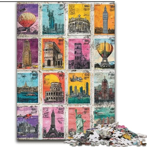 1000-teiliges Puzzle „Paris Collage“, 26x38cm, Familie und Freunde, geeignet für Kinder ab 14 Jahren 1000-teiliges Puzzle „Paris Collage“, 26x38cm, Familie und Freunde, geeignet für Kinder ab 14 Jahren von ZKYUBEK