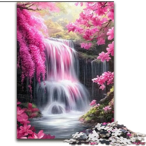 1000-teiliges Puzzle „Sakura-Wasserfall“ für Erwachsene, 50x75cm, Eltern, Partner, Freunde – ab 14 Jahren 1000-teiliges Puzzle „Sakura-Wasserfall“ für Erwachsene, 50x75cm, Eltern, Partner, Freunde – ab 14 Jahren von ZKYUBEK