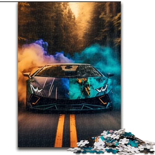 1000-teiliges Puzzle „Sportwagen“, anspruchsvolle Puzzles, Größe 26x38cm, Halloween, Weihnachten, Geburtstag 1000-teiliges Puzzle „Sportwagen“, anspruchsvolle Puzzles, Größe 26x38cm, Halloween, Weihnachten, Geburtstag von ZKYUBEK