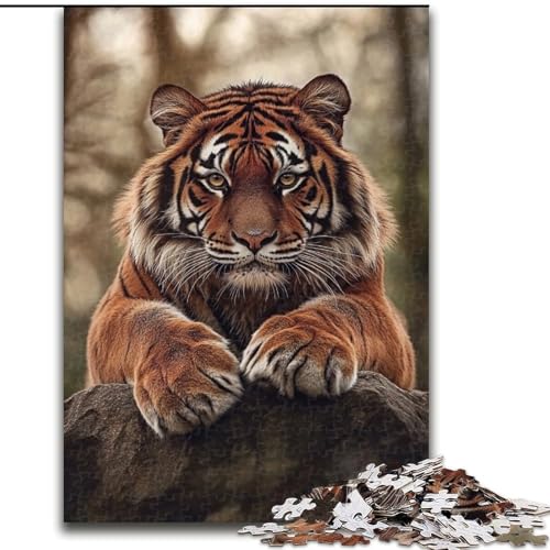 1000-teiliges Puzzle „Waldtiger“, 50x75cm, Familie und Freunde, geeignet für Kinder ab 14 Jahren 1000-teiliges Puzzle „Waldtiger“, 50x75cm, Familie und Freunde, geeignet für Kinder ab 14 Jahren von ZKYUBEK
