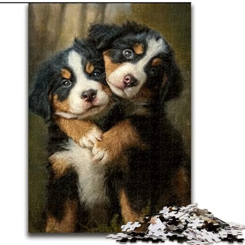 1000-teiliges Puzzle „Zwei Welpen“, 50x75cm, Familie und Freunde, geeignet für Kinder ab 14 Jahren 1000-teiliges Puzzle „Zwei Welpen“, 50x75cm, Familie und Freunde, geeignet für Kinder ab 14 Jahren von ZKYUBEK