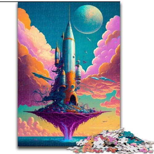 1000-teiliges Puzzle Amazing Rocket The Sea, Holzpuzzle, Größe 50x75cm, Familienaktivität, Heimdekoration zum Selbermachen 1000-teiliges Puzzle Amazing Rocket The Sea, Holzpuzzle, Größe 50x75cm, Familienaktivität, Heimdekoration zum Selbermachen von ZKYUBEK