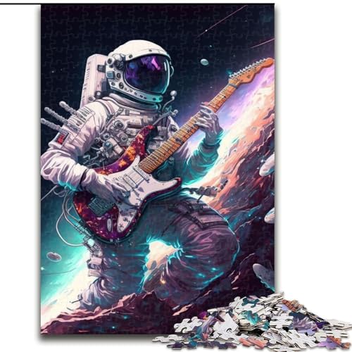 1000-teiliges Puzzle Astronaut spielt Gitarre, Größe 50x75cm, Denksportaufgabe, Teenager und zur Heimdekoration 1000-teiliges Puzzle Astronaut spielt Gitarre, Größe 50x75cm, Denksportaufgabe, Teenager und zur Heimdekoration von ZKYUBEK