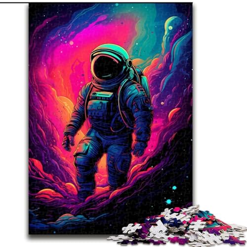 1000-teiliges Puzzle Astronauten-Nebelspaziergang, anspruchsvolle Puzzles, Größe 50x75cm, anspruchsvolles Denkspiel – entspannendes Spielzeug für Teenager von ZKYUBEK