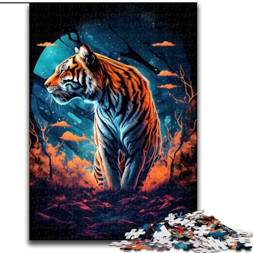 1000-teiliges Puzzle Der Tiger, Holzpuzzle, Größe 50x75cm, anspruchsvolles Denkspiel für Teenager, Spaß für den Spieleabend mit der Familie 1000-teiliges Puzzle Der Tiger, Holzpuzzle, Größe 50x75cm, anspruchsvolles Denkspiel für Teenager, Spaß für den Spieleabend mit der Familie von ZKYUBEK