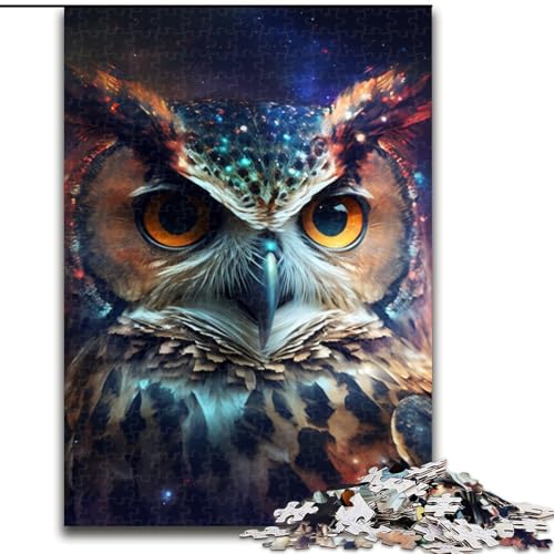 1000-teiliges Puzzle Eule, Holzpuzzle, Größe 50x75cm, Denkspiel, interaktives Familienspiel, geeignet für Kinder ab 14 Jahren 1000-teiliges Puzzle Eule, Holzpuzzle, Größe 50x75cm, Denkspiel, interaktives Familienspiel, geeignet für Kinder ab 14 Jahren von ZKYUBEK