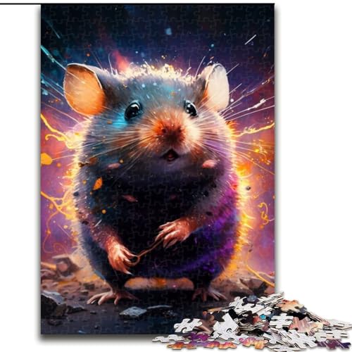 1000-teiliges Puzzle Fantasy Mouse, Größe 50x75cm, anspruchsvolles Denkspiel für Teenager, unterhaltsames interaktives Spiel für die ganze Familie von ZKYUBEK