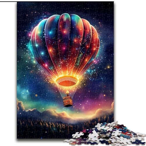 1000-teiliges Puzzle Galaxie-Heißluftballon, Größe 26x38cm, anspruchsvolles Denkspiel für Teenager, unterhaltsames interaktives Spiel für die ganze Familie 1000-teiliges Puzzle Galaxie-Heißluftballon, Größe 26x38cm, anspruchsvolles Denkspiel für Teenager, unterhaltsames interaktives Spiel für die ganze Familie von ZKYUBEK