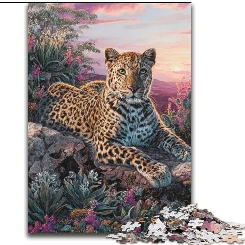 1000-teiliges Puzzle-Geschenk, Fantasy-Leopard, Holzpuzzle, 26x38cm, Denksportaufgabe, interaktives Familienspiel, geeignet für Kinder ab 14 Jahren 1000-teiliges Puzzle-Geschenk, Fantasy-Leopard, Holzpuzzle, 26x38cm, Denksportaufgabe, interaktives Familienspiel, geeignet für Kinder ab 14 Jahren von ZKYUBEK