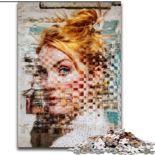 1000-teiliges Puzzle-Geschenk, Psychedelische Kunst, Holzpuzzle, 26x38cm, Denksportaufgabe, interaktives Familienspiel, geeignet für Kinder ab 14 Jahren 1000-teiliges Puzzle-Geschenk, Psychedelische Kunst, Holzpuzzle, 26x38cm, Denksportaufgabe, interaktives Familienspiel, geeignet für Kinder ab 14 Jahren von ZKYUBEK