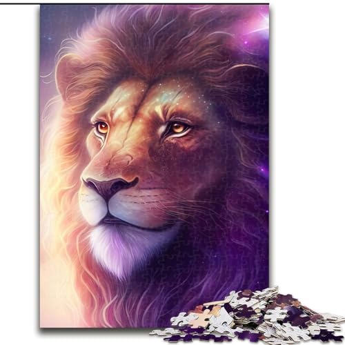 1000-teiliges Puzzle-Geschenk Himmlischer Löwe für Erwachsene, Größe 26x38cm, anspruchsvolles DIY-Denkspiel für Teenager von ZKYUBEK
