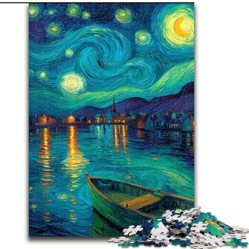 1000-teiliges Puzzle-Geschenke Sternenhimmel-Boot Holzpuzzle 26x38cm Denksportaufgabe Spiel, Interaktives Familienspiel, Geeignet für Kinder ab 14 Jahren 1000-teiliges Puzzle-Geschenke Sternenhimmel-Boot Holzpuzzle 26x38cm Denksportaufgabe Spiel, Interaktives Familienspiel, Geeignet für Kinder ab 14 Jahren von ZKYUBEK
