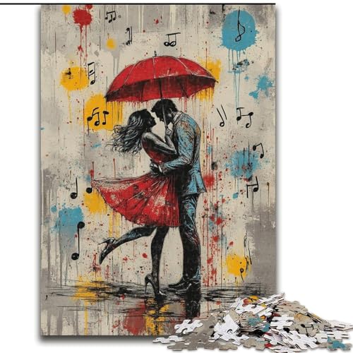 1000-teiliges Puzzle Graffiti-Balletttänzerin, Holzpuzzle für Erwachsene, 26x38cm, anspruchsvolles DIY-Denkspiel für Teenager 1000-teiliges Puzzle Graffiti-Balletttänzerin, Holzpuzzle für Erwachsene, 26x38cm, anspruchsvolles DIY-Denkspiel für Teenager von ZKYUBEK