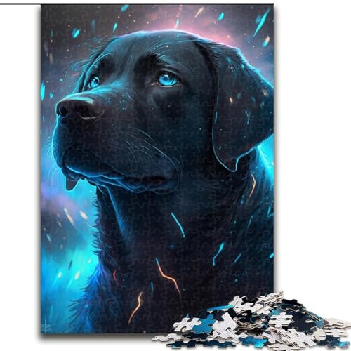 1000-teiliges Puzzle Labrador Retriever, Karton-Puzzle, Größe 26x38cm, anspruchsvolles Denkspiel – entspannendes Spielzeug für Teenager von ZKYUBEK