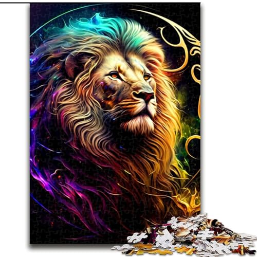 1000-teiliges Puzzle Löwe, Holzpuzzle, Größe 50x75cm, pädagogische Aktivität zur Verbesserung der kognitiven Fähigkeiten 1000-teiliges Puzzle Löwe, Holzpuzzle, Größe 50x75cm, pädagogische Aktivität zur Verbesserung der kognitiven Fähigkeiten von ZKYUBEK