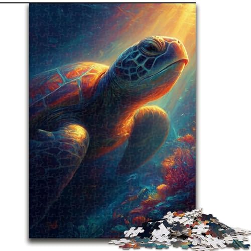 1000-teiliges Puzzle Meeresschildkröte, 50x75cm, Familie und Freunde, geeignet für Kinder ab 14 Jahren 1000-teiliges Puzzle Meeresschildkröte, 50x75cm, Familie und Freunde, geeignet für Kinder ab 14 Jahren von ZKYUBEK