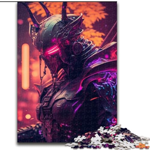 1000-teiliges Puzzle Neon Warrior, Holzpuzzle für Erwachsene, Größe 50x75cm, perfekt für Familienspaß, Partyspiele, Gastgeschenke für Geburtstagspartys 1000-teiliges Puzzle Neon Warrior, Holzpuzzle für Erwachsene, Größe 50x75cm, perfekt für Familienspaß, Partyspiele, Gastgeschenke für Geburtstagspartys von ZKYUBEK