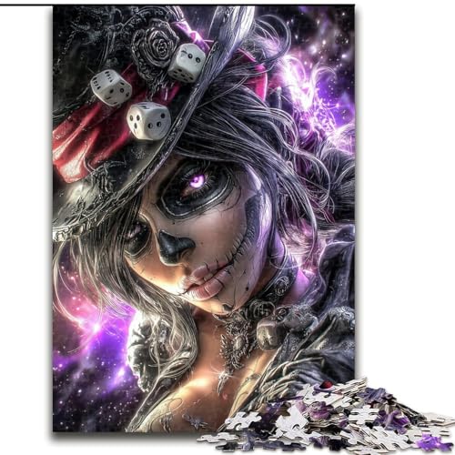 1000-teiliges Puzzle Skullgirls aus Pappe, 26x38cm, anspruchsvolles Denkspiel – entspannendes Spielzeug für Teenager 1000-teiliges Puzzle Skullgirls aus Pappe, 26x38cm, anspruchsvolles Denkspiel – entspannendes Spielzeug für Teenager von ZKYUBEK