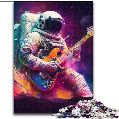 1000-teiliges Puzzle Weltraum-Astronauten, Größe 26x38cm, anspruchsvolles Denkspiel für Teenager, unterhaltsames interaktives Spiel für die ganze Familie von ZKYUBEK