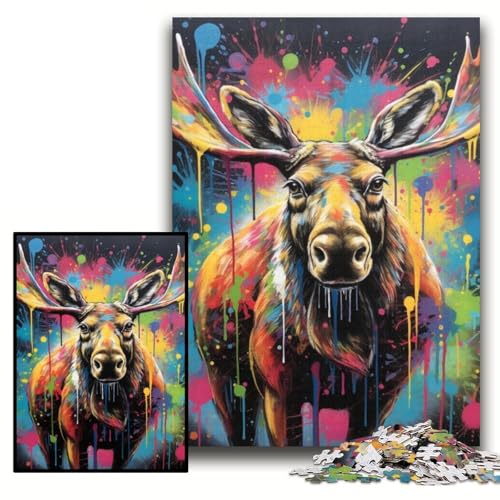 1000-teiliges Puzzle für Erwachsene, Alpaka-Puzzles für Erwachsene, 26x38cm, pädagogisches Denkspiel, künstlerische Heim- und Bürodekoration, ab 14 Jahren 1000-teiliges Puzzle für Erwachsene, Alpaka-Puzzles für Erwachsene, 26x38cm, pädagogisches Denkspiel, künstlerische Heim- und Bürodekoration, ab 14 Jahren von ZKYUBEK