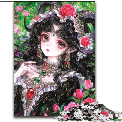 1000-teiliges Puzzle für Erwachsene, Anime-Mädchen, Holzpuzzle für Erwachsene für Geburtstage, Feiertage und besondere Anlässe, 26x38cm 1000-teiliges Puzzle für Erwachsene, Anime-Mädchen, Holzpuzzle für Erwachsene für Geburtstage, Feiertage und besondere Anlässe, 26x38cm von ZKYUBEK