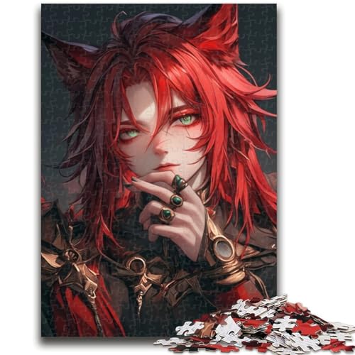 1000-teiliges Puzzle für Erwachsene, Anime Wolf Man, Lernspielzeug für Erwachsene, ganze Familie für Kinder ab 14 Jahren, 50x75cm 1000-teiliges Puzzle für Erwachsene, Anime Wolf Man, Lernspielzeug für Erwachsene, ganze Familie für Kinder ab 14 Jahren, 50x75cm von ZKYUBEK
