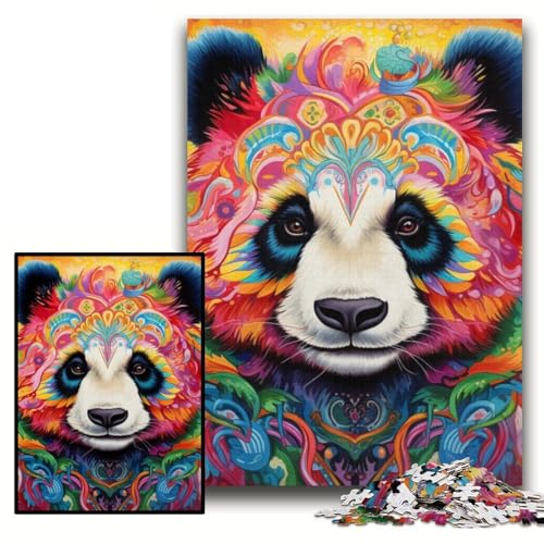 1000-teiliges Puzzle für Erwachsene, Art Panda, Kartonpuzzle, 26x38cm, Denkspiel für Teenager und Familieninteraktion 1000-teiliges Puzzle für Erwachsene, Art Panda, Kartonpuzzle, 26x38cm, Denkspiel für Teenager und Familieninteraktion von ZKYUBEK