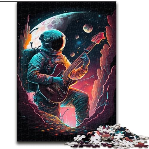 1000-teiliges Puzzle für Erwachsene, Astronaut spielt Gitarre, Kartonpuzzle, Größe 26x38cm, interaktives Familienspiel, Denksportaufgabe, Lernspielzeug 1000-teiliges Puzzle für Erwachsene, Astronaut spielt Gitarre, Kartonpuzzle, Größe 26x38cm, interaktives Familienspiel, Denksportaufgabe, Lernspielzeug von ZKYUBEK