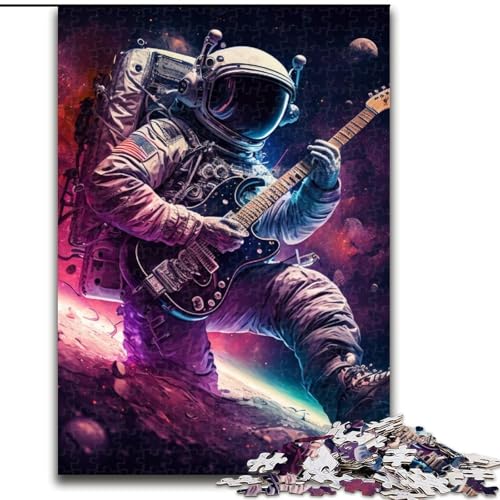 1000-teiliges Puzzle für Erwachsene, Astronaut spielt Gitarre, Puzzle für Erwachsene, Größe 50x75cm, Denkspiel für Teenager und Familieninteraktion 1000-teiliges Puzzle für Erwachsene, Astronaut spielt Gitarre, Puzzle für Erwachsene, Größe 50x75cm, Denkspiel für Teenager und Familieninteraktion von ZKYUBEK