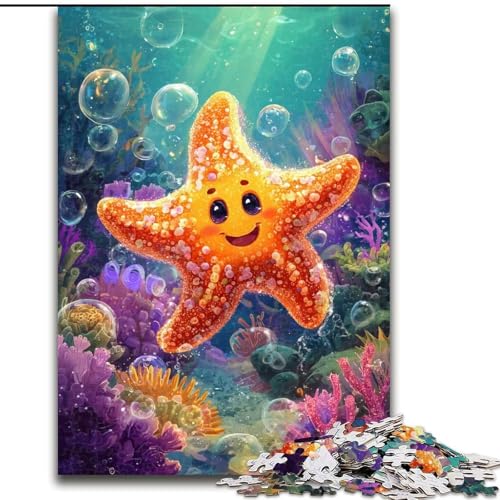 1000-teiliges Puzzle für Erwachsene, Baby-Seestern, Holzpuzzle für Erwachsene für Geburtstage, Feiertage und besondere Anlässe, 26x38cm 1000-teiliges Puzzle für Erwachsene, Baby-Seestern, Holzpuzzle für Erwachsene für Geburtstage, Feiertage und besondere Anlässe, 26x38cm von ZKYUBEK