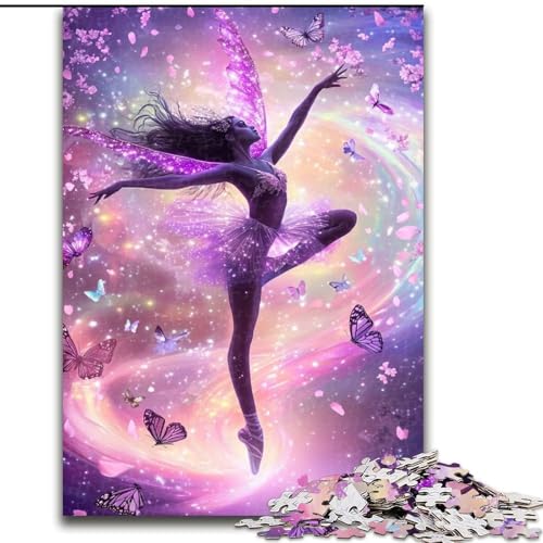 1000-teiliges Puzzle für Erwachsene, Balletttänzerin, Holzpuzzle, 50x75cm, interaktives Familienspiel, Denksportaufgabe, Lernspielzeug 1000-teiliges Puzzle für Erwachsene, Balletttänzerin, Holzpuzzle, 50x75cm, interaktives Familienspiel, Denksportaufgabe, Lernspielzeug von ZKYUBEK
