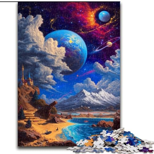 1000-teiliges Puzzle für Erwachsene, Blutmond-Puzzle, 50x75cm, Eltern, Partner, Freunde – ab 14 Jahren 1000-teiliges Puzzle für Erwachsene, Blutmond-Puzzle, 50x75cm, Eltern, Partner, Freunde – ab 14 Jahren von ZKYUBEK