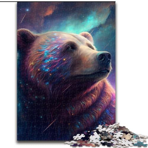 1000-teiliges Puzzle für Erwachsene, Braunbär-Puzzle für Erwachsene, Größe 50x75cm, Familie und Freunde, geeignet für Kinder ab 14 Jahren 1000-teiliges Puzzle für Erwachsene, Braunbär-Puzzle für Erwachsene, Größe 50x75cm, Familie und Freunde, geeignet für Kinder ab 14 Jahren von ZKYUBEK