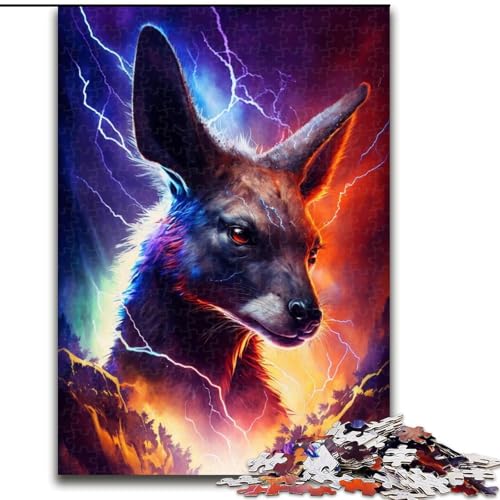 1000-teiliges Puzzle für Erwachsene, Bunte Kängurus, Holzpuzzle, Größe 50x75cm, interaktives Familienspiel, Denksportaufgabe, Lernspielzeug 1000-teiliges Puzzle für Erwachsene, Bunte Kängurus, Holzpuzzle, Größe 50x75cm, interaktives Familienspiel, Denksportaufgabe, Lernspielzeug von ZKYUBEK
