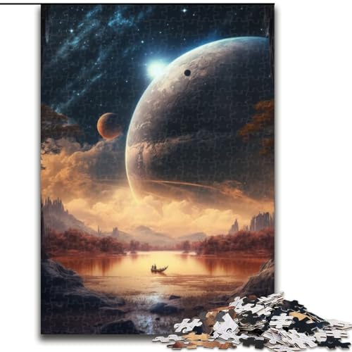 1000-teiliges Puzzle für Erwachsene, Exoplanet Hyperion Terra, Holzpuzzle, Größe 50x75cm, interaktives Familienspiel, Denksportaufgabe, Lernspielzeug 1000-teiliges Puzzle für Erwachsene, Exoplanet Hyperion Terra, Holzpuzzle, Größe 50x75cm, interaktives Familienspiel, Denksportaufgabe, Lernspielzeug von ZKYUBEK