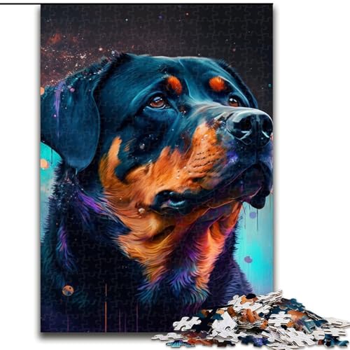 1000-teiliges Puzzle für Erwachsene, Fantasie-Rottweiler, Holzpuzzle, Größe 50x75cm, interaktives Familienspiel, Denksportaufgabe, Lernspielzeug 1000-teiliges Puzzle für Erwachsene, Fantasie-Rottweiler, Holzpuzzle, Größe 50x75cm, interaktives Familienspiel, Denksportaufgabe, Lernspielzeug von ZKYUBEK