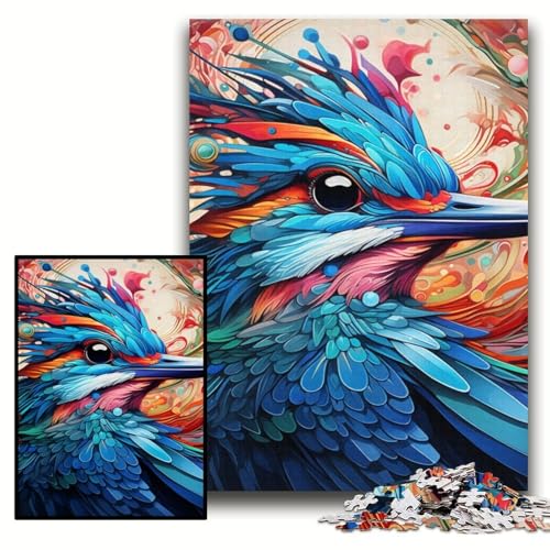 1000-teiliges Puzzle für Erwachsene, Farbvogel-Puzzles für Erwachsene, 50x75cm, pädagogisches Denkspiel, künstlerische Heim- und Bürodekoration, ab 14 Jahren 1000-teiliges Puzzle für Erwachsene, Farbvogel-Puzzles für Erwachsene, 50x75cm, pädagogisches Denkspiel, künstlerische Heim- und Bürodekoration, ab 14 Jahren von ZKYUBEK