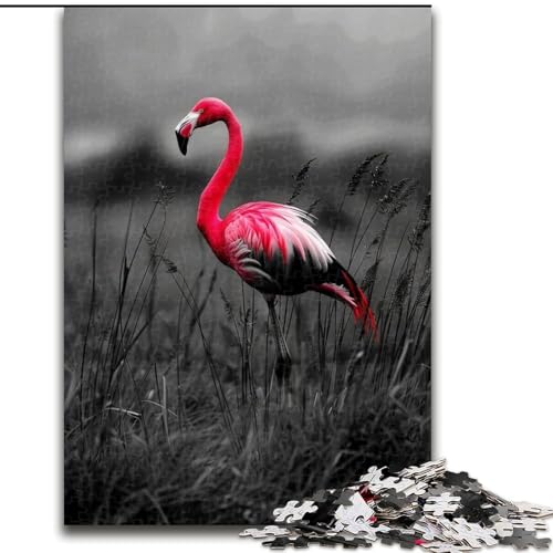 1000-teiliges Puzzle für Erwachsene, Flamingo-Holzpuzzle für Erwachsene für Geburtstage, Feiertage und besondere Anlässe, 26x38cm 1000-teiliges Puzzle für Erwachsene, Flamingo-Holzpuzzle für Erwachsene für Geburtstage, Feiertage und besondere Anlässe, 26x38cm von ZKYUBEK