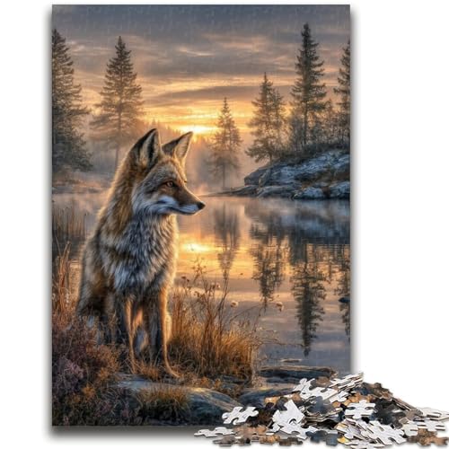 1000-teiliges Puzzle für Erwachsene, Fuchs, Lernspielzeug, ganze Familie für Kinder ab 14 Jahren, 26x38cm 1000-teiliges Puzzle für Erwachsene, Fuchs, Lernspielzeug, ganze Familie für Kinder ab 14 Jahren, 26x38cm von ZKYUBEK