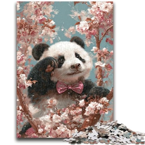 1000-teiliges Puzzle für Erwachsene, Geschenke, Kirschblüten-Panda, Spielzeug, Lernspiele, Stressabbau, Wanddekoration, 50x75cm 1000-teiliges Puzzle für Erwachsene, Geschenke, Kirschblüten-Panda, Spielzeug, Lernspiele, Stressabbau, Wanddekoration, 50x75cm von ZKYUBEK