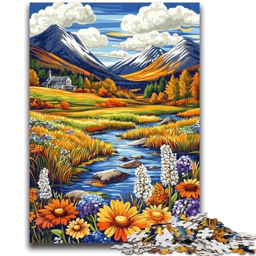 1000-teiliges Puzzle für Erwachsene, Geschenke, Landschaftskunst, Spielzeug, Lernspiele, stressabbauende Wanddekoration, 50x75cm 1000-teiliges Puzzle für Erwachsene, Geschenke, Landschaftskunst, Spielzeug, Lernspiele, stressabbauende Wanddekoration, 50x75cm von ZKYUBEK
